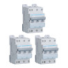 Hager - LOT de 3 Disjoncteurs 20A - 3P+N - 6-10kA- Courbe C - 3 Modules - Réf. : NFT820x3