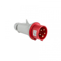 Digital - Prise de Courant Européenne socle 3P+T+N 32A + fiche mâle - 380V IP 44 - Réf. : 51218+51318