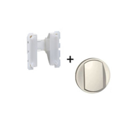 Legrand - Voyant à bornes - Témoin/lumineux + enjoliveur pour couronne lumineuse - Réf. : 067670+065004