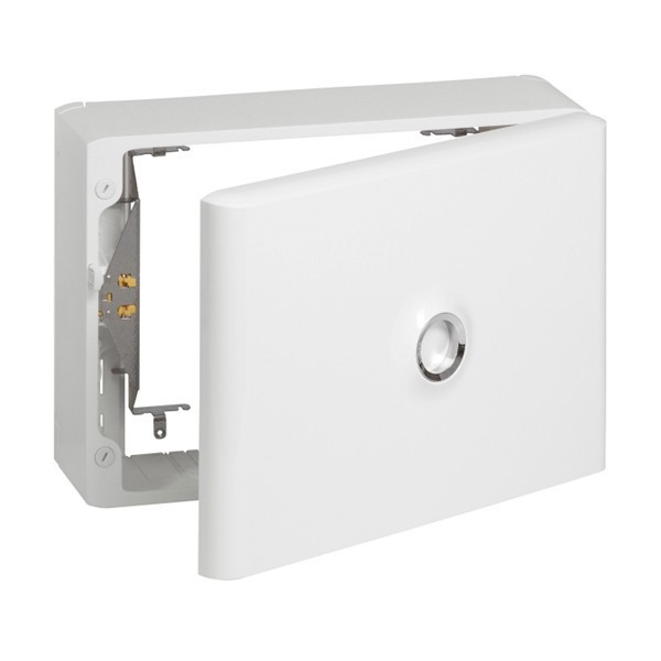 Legrand - DRIVIA - Platine pour Disjoncteur Branchement EDF et Compteur + Habillage avec Porte - 18Modules- Réf. : 401181+401189