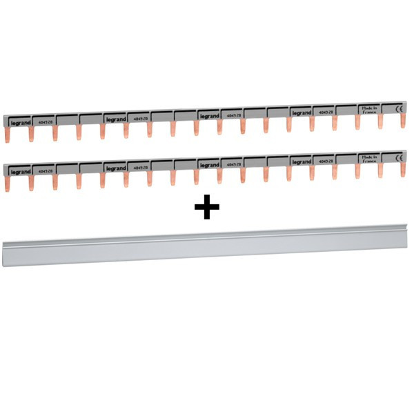 Legrand - Peignes HX3 Phase + Neutre 18M + Cache dents Legrand - Réf. : 404928x2+404988