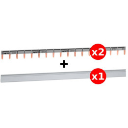 Legrand - Peignes HX3 Phase + Neutre 18M + Cache dents Legrand - Réf. : 404928x2+404988