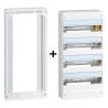 Legrand - Drivia - Coffret 4 rangées - 13 modules + Rehausse - Ref. : 401214+401374