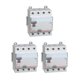 LEGRAND - Interrupteur différentiel DX3-ID 4P 40A - 30mA - Type A - Réf. : 411675x3