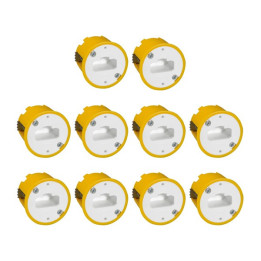 Legrand - Batibox - LOT de 10 Boîtes luminaires pour applique - Prof. 40 - Réf. : 089304x10