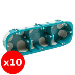 SIB - Boîte triple BBC entraxe 71 mm - Réf. : P33971x10
