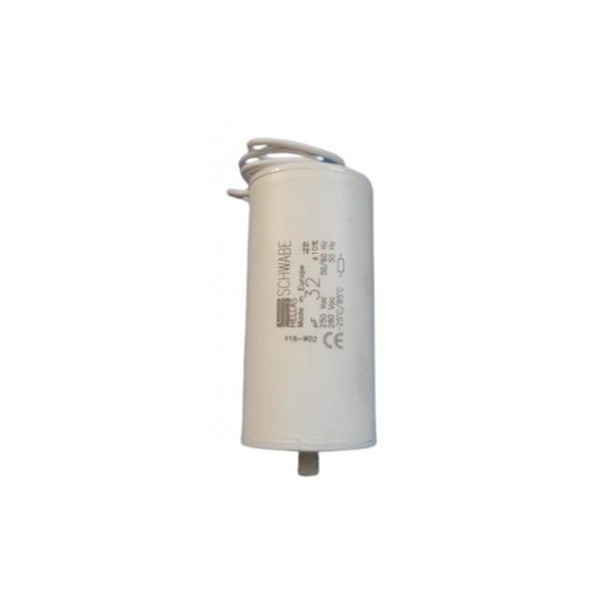 Schwabe HELLAS - Condensateur de démarrage 32 µF - 250V - ±10% - Réf : CONDO32MF