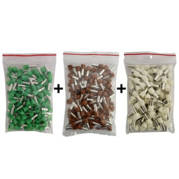 Embout de câblage Blanc 16mm2 x100 / 10mm2x100 / 6mm2x100 - Réf. : 41056+41055+41054