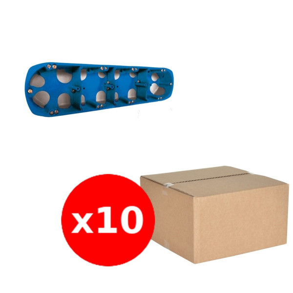 SIB - Boîte 4 postes BBC entraxe 71 mm P50mm - Réf. : 34972x10