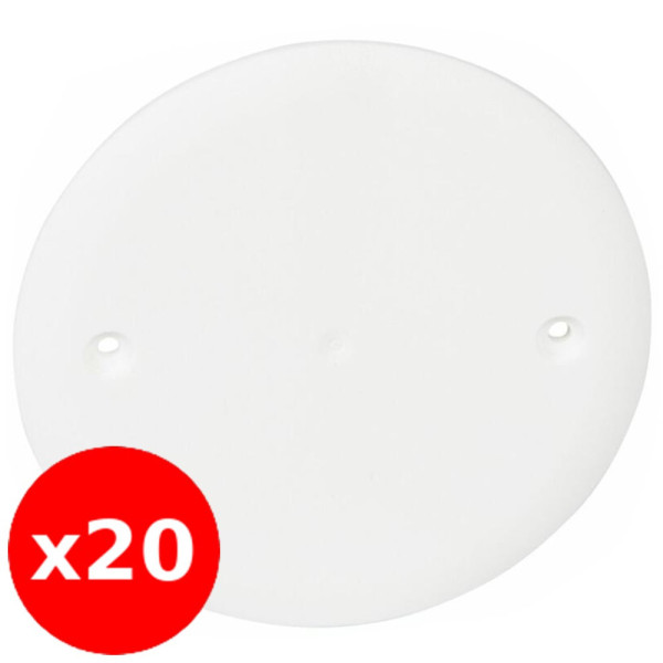 Legrand - Batibox - Couvercle universel D85mm - pour boîte 1 poste - Réf. :  080180x20