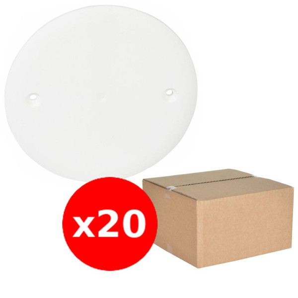 Legrand - Batibox - Couvercle universel D85mm - pour boîte 1 poste - Réf. :  080180x20