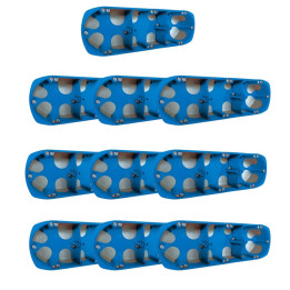 SIB - Boîte triple BBC entraxe 71 mm - Prof. 50mm - Réf. : 33972x10