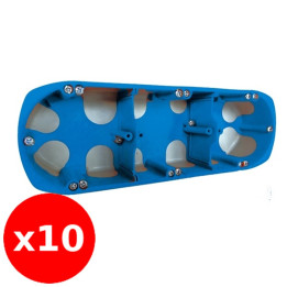 SIB - Boîte triple BBC entraxe 71 mm - Prof. 50mm - Réf. : 33972x10