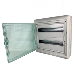 Schneider - Mureva - Coffret étanche - 2 Rangées 18 Modules - IP65/IK09 - Réf : 13965M