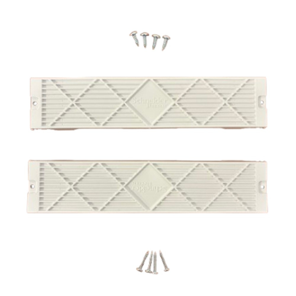 Schneider - Support de coffret Resi9 pour goulotte 13 modules - Jeu de 2 + Vis - Réf : R9H13537(v2)