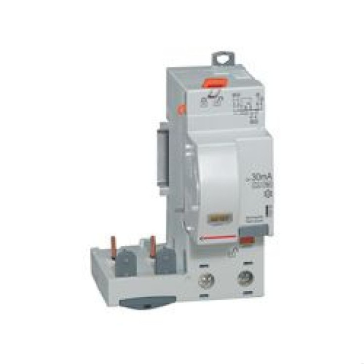 Legrand - Bloc diff adapt DX³-auto-2P-230/400 V~-40 A-type AC-30 mA-disj 1 mod/pôle - 410407