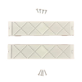 Schneider - Support de coffret Resi9 pour goulotte 18 modules - Jeu de 2 + Vis - Réf : R9H13541(v2)