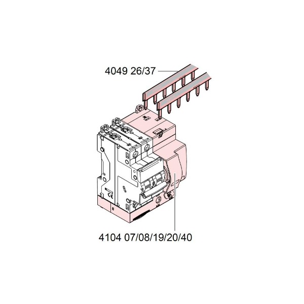 Legrand - Bloc diff adapt DX³-auto-2P-230/400 V~-40 A-type AC-30 mA-disj 1 mod/pôle - 410407