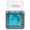 Hager - Prise Witty 2P+T - IP55 - M2+ - saillie - 3,7 kW - Pour recharge véhicule électrique - Réf : XEV080
