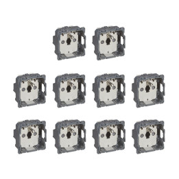 Legrand - Céliane - LOT de 10 Mécanismes PC 2P+T 16A - Réf. : 067111x10