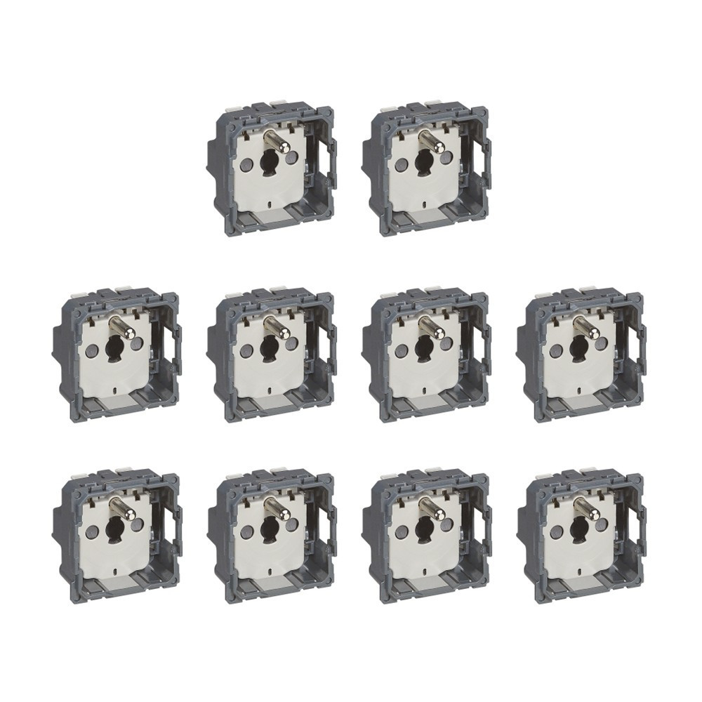 Legrand - Céliane - LOT de 10 Mécanismes PC 2P+T 16A - Réf. : 067111x10
