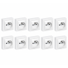 Legrand - Oteo - Prise 2P+T 16A 230V - Blanc - Ref. : 086027Lx10