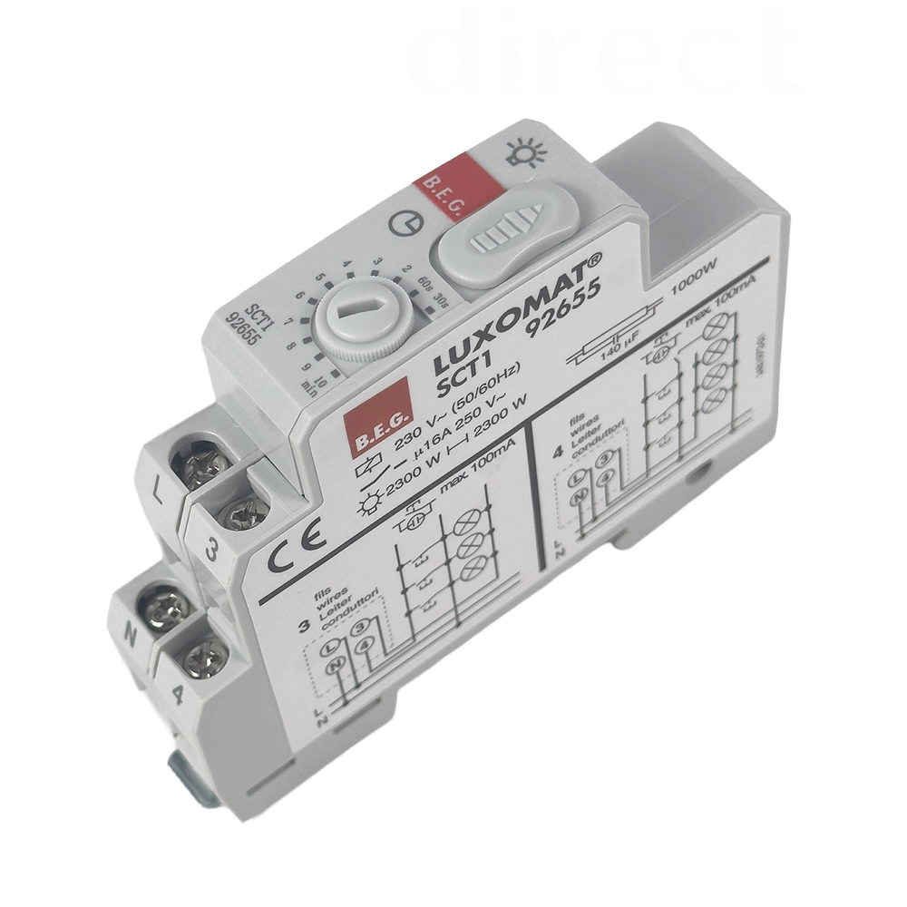 B.E.G - Minuterie électronique 30s à 10m - SCT1 - Réf : 92655