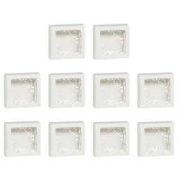 Legrand - Oteo - LOT de 10 Cadres saillie 1 poste - Blanc - Ref. : 086091x10