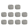 Legrand - Plexo L - LOT de 10 Interrupteurs / Va-et-vient - 10AX - 250V - Saillie - Gris - Ref. : 069711Lx10