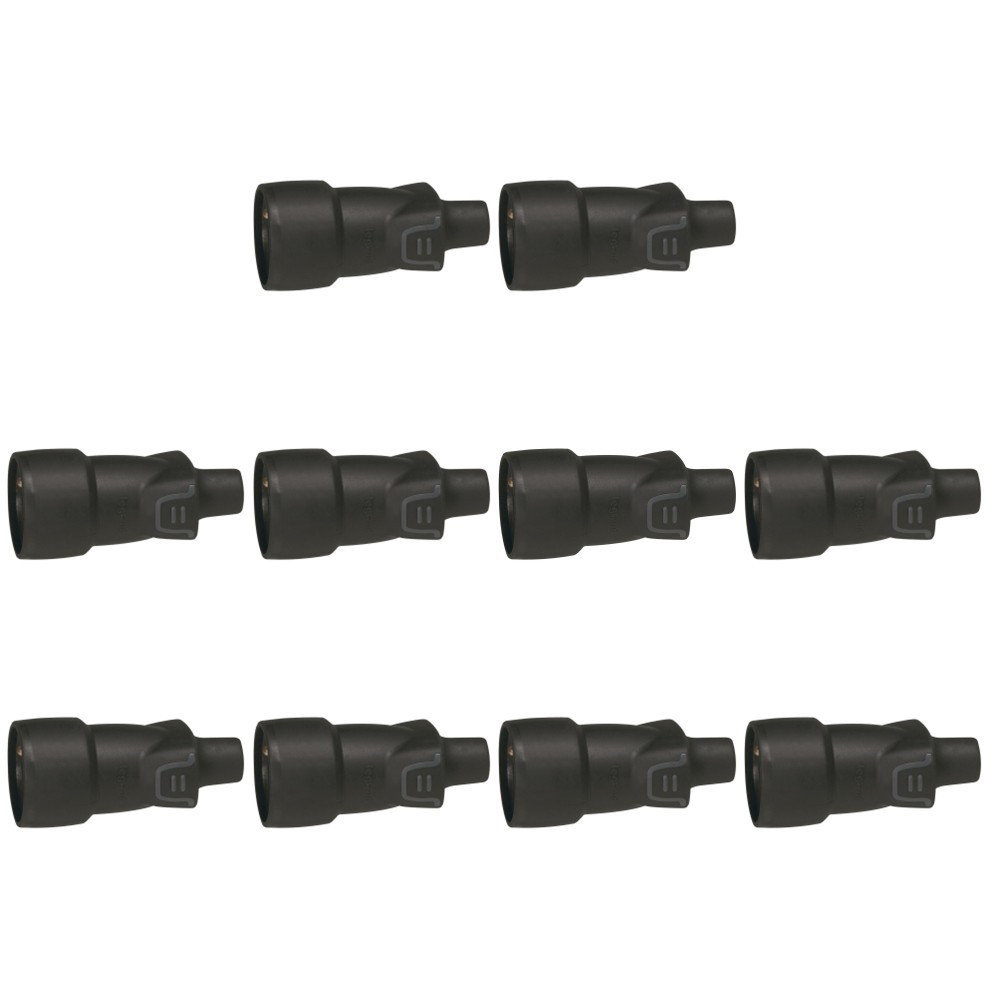 Legrand - Prolongateur 16A - Fiche Femelle - Caoutchouc - IP44 / IK08 - sortie droite - Réf. : 050446x10