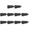Legrand - Prolongateur 16A - Fiche Femelle - Caoutchouc - IP44 / IK08 - sortie droite - Réf. : 050446x10