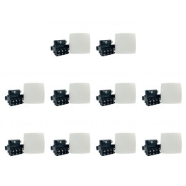 Legrand - Oteo - LOT 10 Boîtes de dérivation appareillage - Composable - Blanc - Ref. : 086157x10