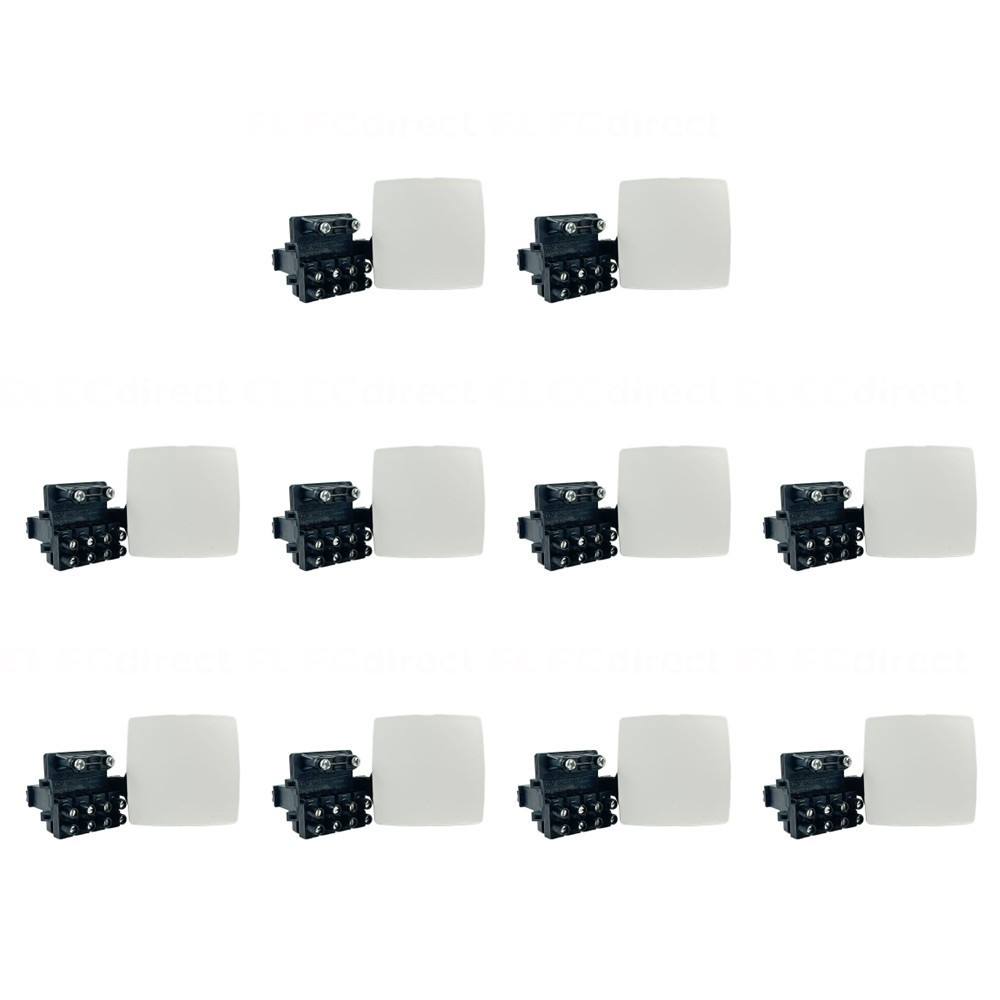 Legrand - Oteo - LOT 10 Boîtes de dérivation appareillage - Composable - Blanc - Ref. : 086157x10