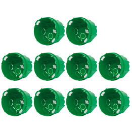 SIB - LOT de 10 Boîtes à sceller monoposte D. 68 mm - prof. 50mm - Réf. : P46850x10