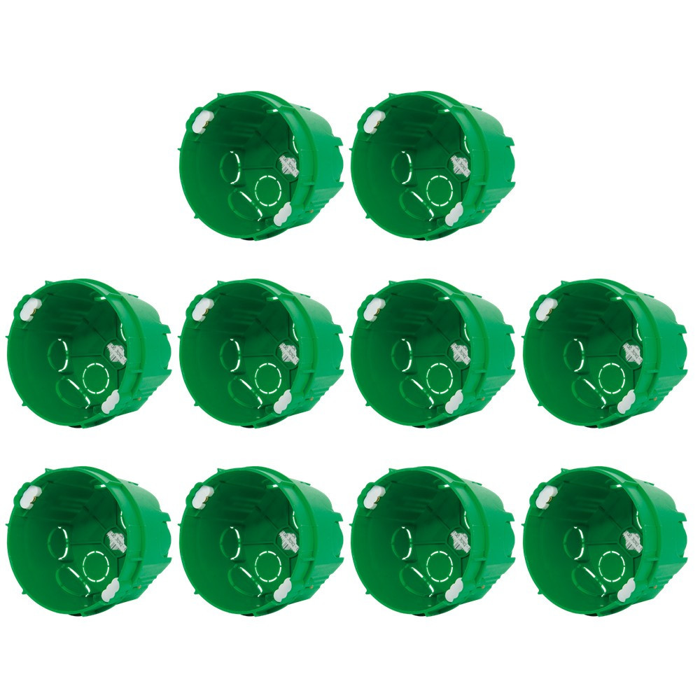 SIB - LOT de 10 Boîtes à sceller monoposte D. 68 mm - prof. 50mm - Réf. : P46850x10