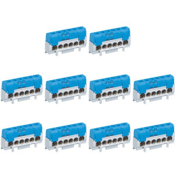 Legrand - LOT de 10 Borniers isolé Neutre - Réf. : 004815x10