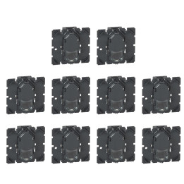 Legrand - Céliane - Lot de 10 Mécanismes Prise téléphone / informatique RJ45 FTP Cat. 6 - Réf. : 067345x10