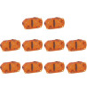 Legrand Batibox - LOT de 10 Boîtes multimatériaux 2 postes - 4/5M - Hor/Ver - profondeur 40 mm - Réf. : 080102x10
