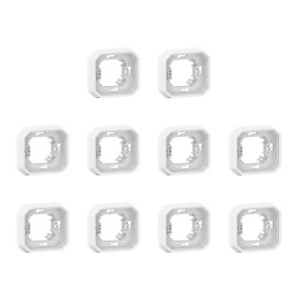 Legrand - Plexo L - LOT de 10 Supports encastré - 1 poste - Composable - Blanc - Ref. : 069692Lx10