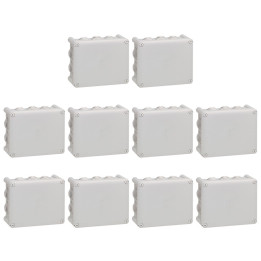 LEGRAND - LOT de 10 Boites Plexo 180x140x86 étanche gris IP55/IK07- 750°C - Réf. : 092052X10