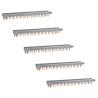 Legrand - Lot de 5 Peignes HX3 optimisé tétrapolaire - 12 modules - Réf. : 405201x5