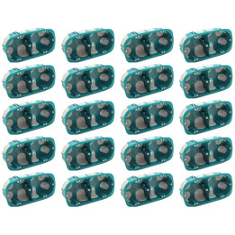 SIB - LOT de 20 Boîtes double BBC entraxe 71 mm Diam 67 - Réf. : P32971x20