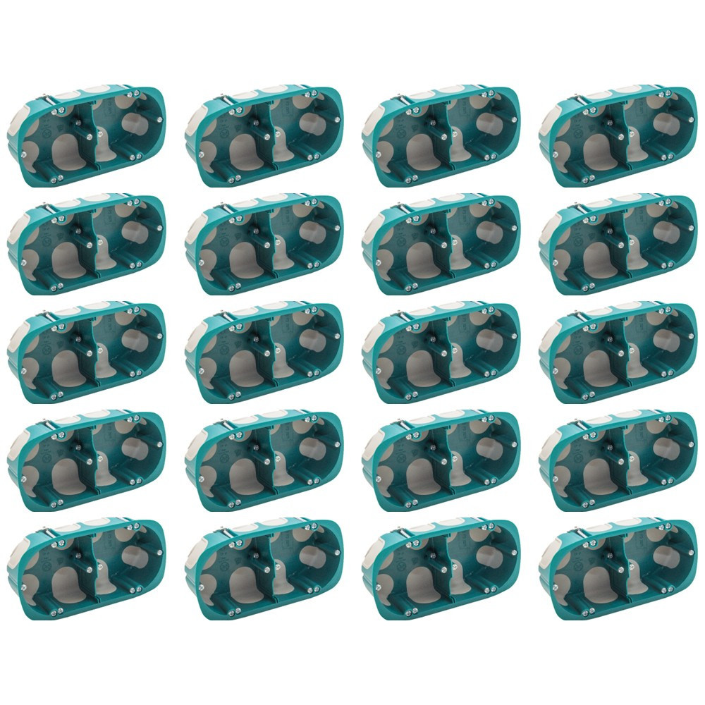 SIB - LOT de 20 Boîtes double BBC entraxe 71 mm Diam 67 - Réf. : P32971x20