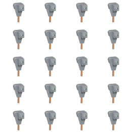 LEGRAND - LOT de 20 Bornes de raccordement pour tout peigne - section 6 à 35 mm² - Réf. : 404906X20