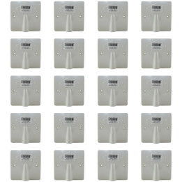 SIB - LOT de 20 Sorties de câbles 16/20A - à vis dim. 80x80 - Réf. : P11016x20