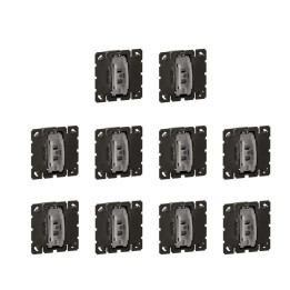 Legrand - Céliane 2024 - LOT de 10 poussoirs inverseur NO+NF - 6A - Réf. : CM0031 x 10