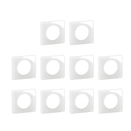 Legrand - Céliane 2024 - LOT de 10 plaques de finition Blanc Emaillé - 1 poste - Réf. : CP0001 x 10