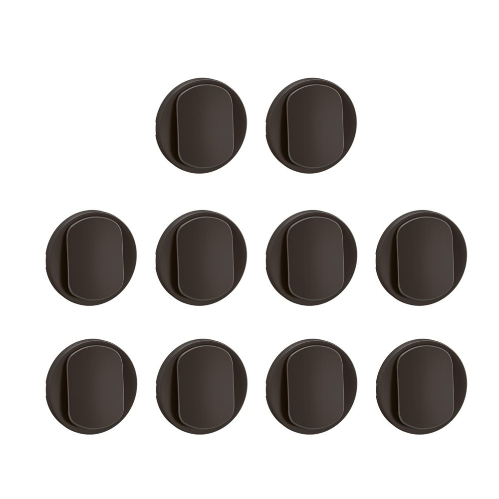 Legrand - Céliane 2024 - LOT de 10 enjoliveurs pour interrupteur et ou va-et-vient - Noir - Réf. : CN0001 x 10