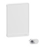 Schneider - Resi9 - Porte Styl - Blanc - 13 modules - 2 rangées + serrure avec clé - Réf. : R9H13422+R9H13388