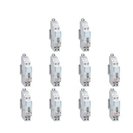 Legrand - Lot de 10 Télérupteurs CX3 - VIS - Bipolaire 16A - 230V - Réf. : 412412x10